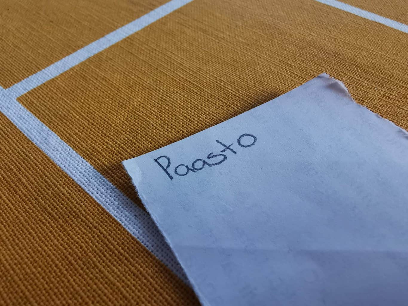 Hartaus: ”Ai niin, paasto!”